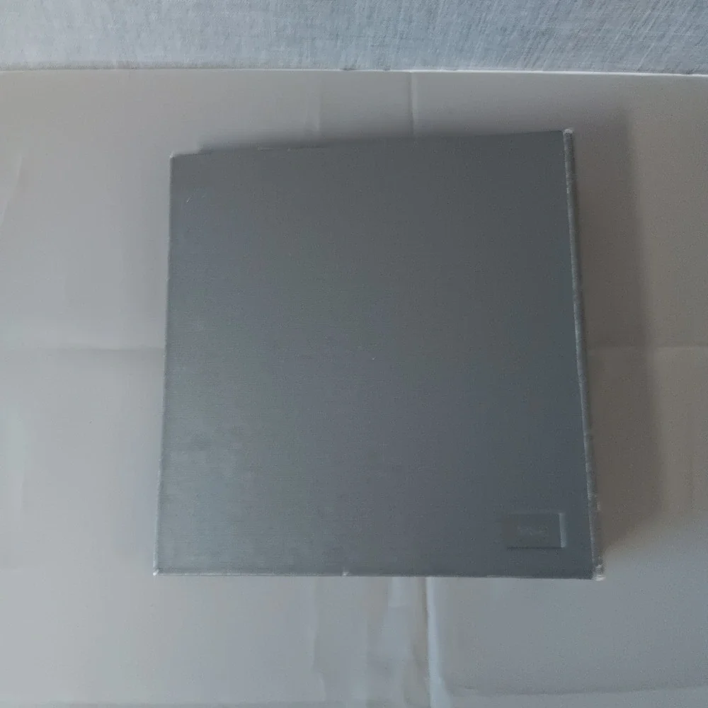 Vintage Gray 2-Ring Binder Photo Album Scrapbook Keepsake Holds 68‎ Photos